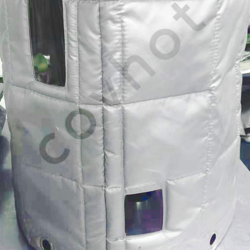 可拆卸柔性反應釜保溫衣廠家 耐高溫550°C來圖定制 批量優惠