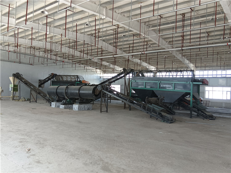 豬糞有機肥加工生產線設備流程步驟