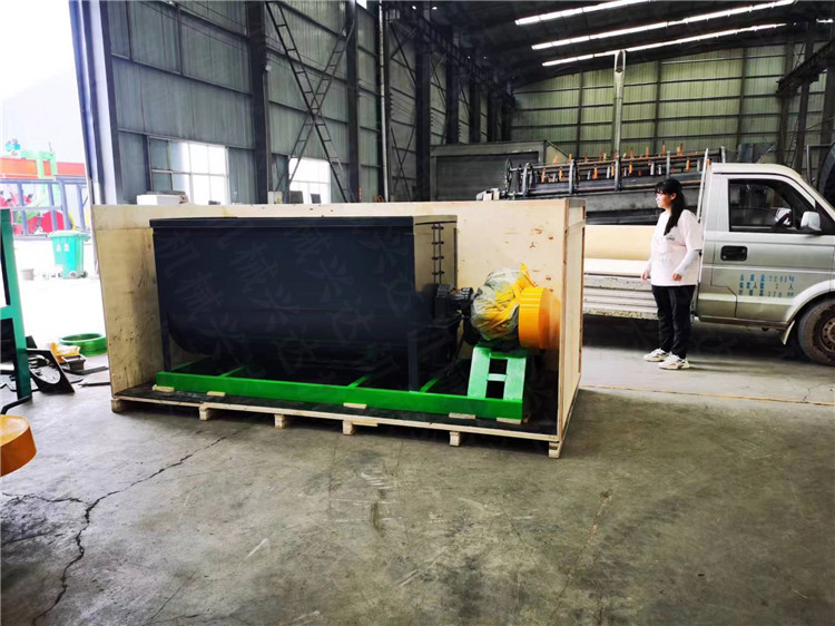 污泥畜牧糞便連續式混料機 豬糞雞糞牛糞拌料機 興達臥式攪拌機
